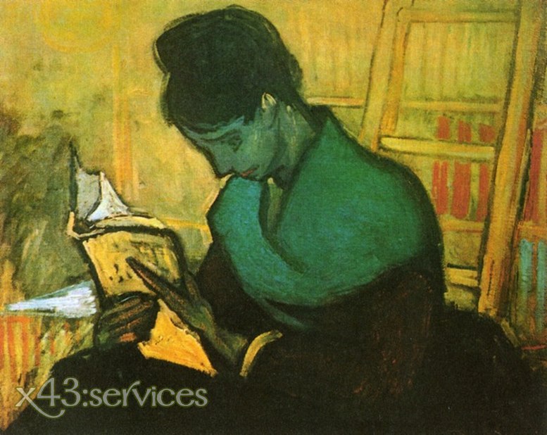 Vincent van Gogh - Die Romanleserin - zum Schließen ins Bild klicken